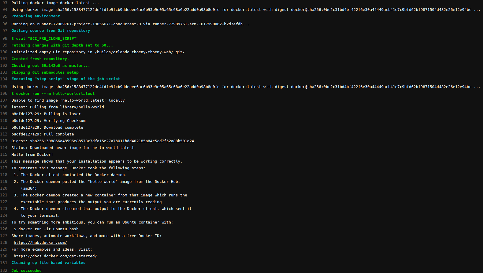 GitLab CI: Docker in Docker (DinD) on gitlab.com Shared Runners